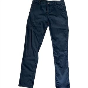 Bird Dogs Boom For Your Boomstick Pants Mens 30x32 Navy Chino Pockets Zippers